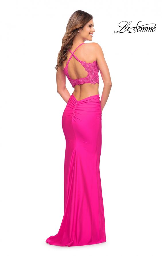 La Femme Style 30614 IN STOCK NEON PINK SIZE 8 La Femme Style 30614 IN STOCK NEON PINK SIZE 8